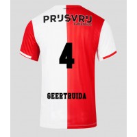 Pánský Fotbalový dres Feyenoord Lutsharel Geertruida #4 2023-24 Domácí Krátký Rukáv